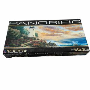 MILES SCHAEFER LIGHTHOUSE PANORIFIC MILES 1,000 PIECE 39" X 15" PUZZLE BRAND NEW